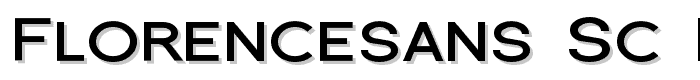 Florencesans SC Exp Bold font